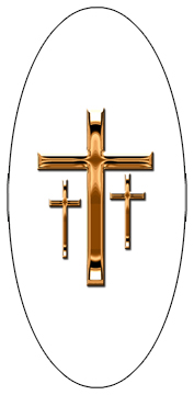 DG5000-517-CP-WT Copper 3 Crosses White